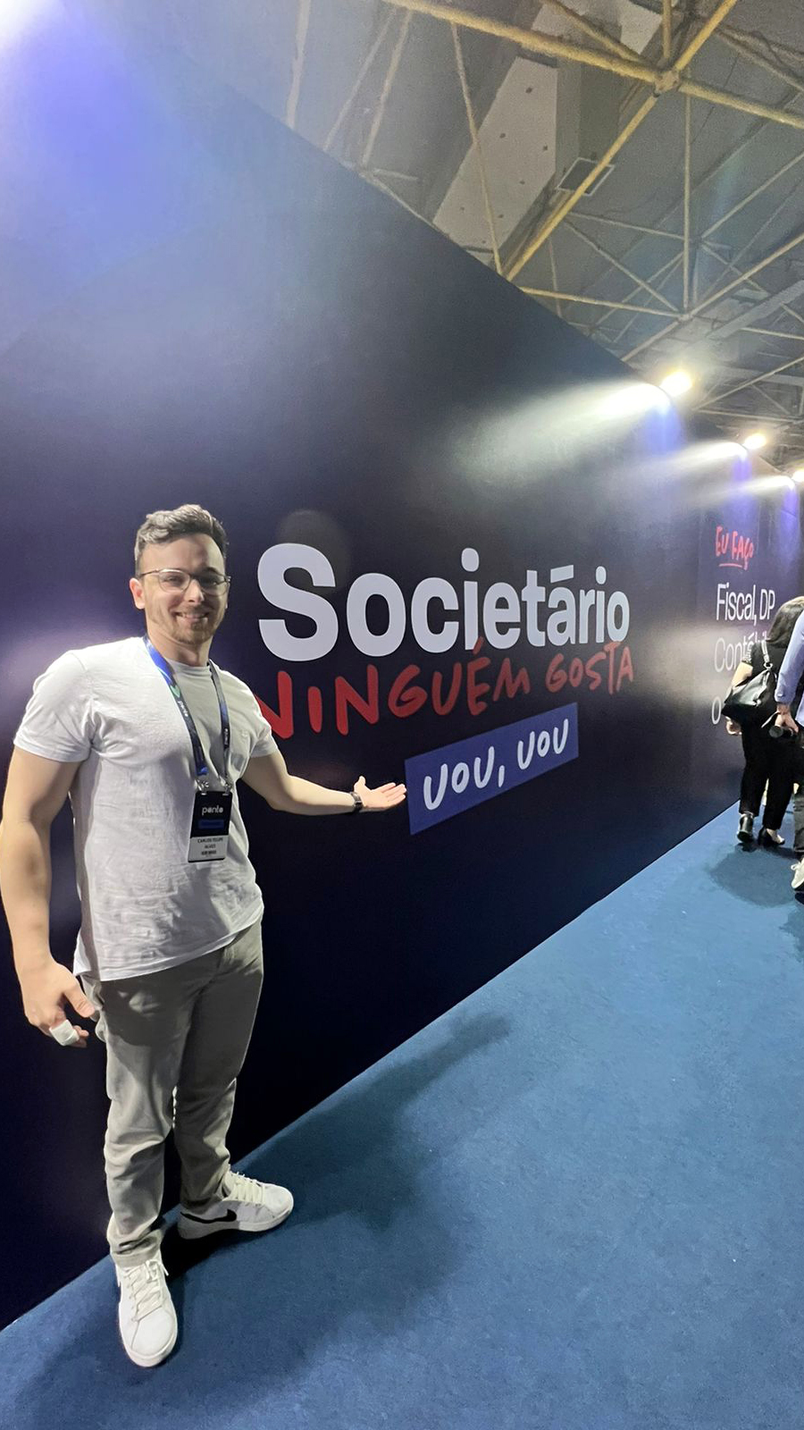 Equipe Perfil marca presença no evento Ponto Fora da Curva